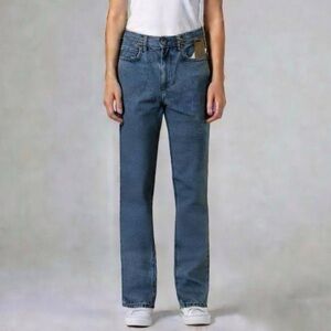 [NWT] APC Jean Standard Blue Clair Slim Straight High Rise Denim Jeans - Sz 25